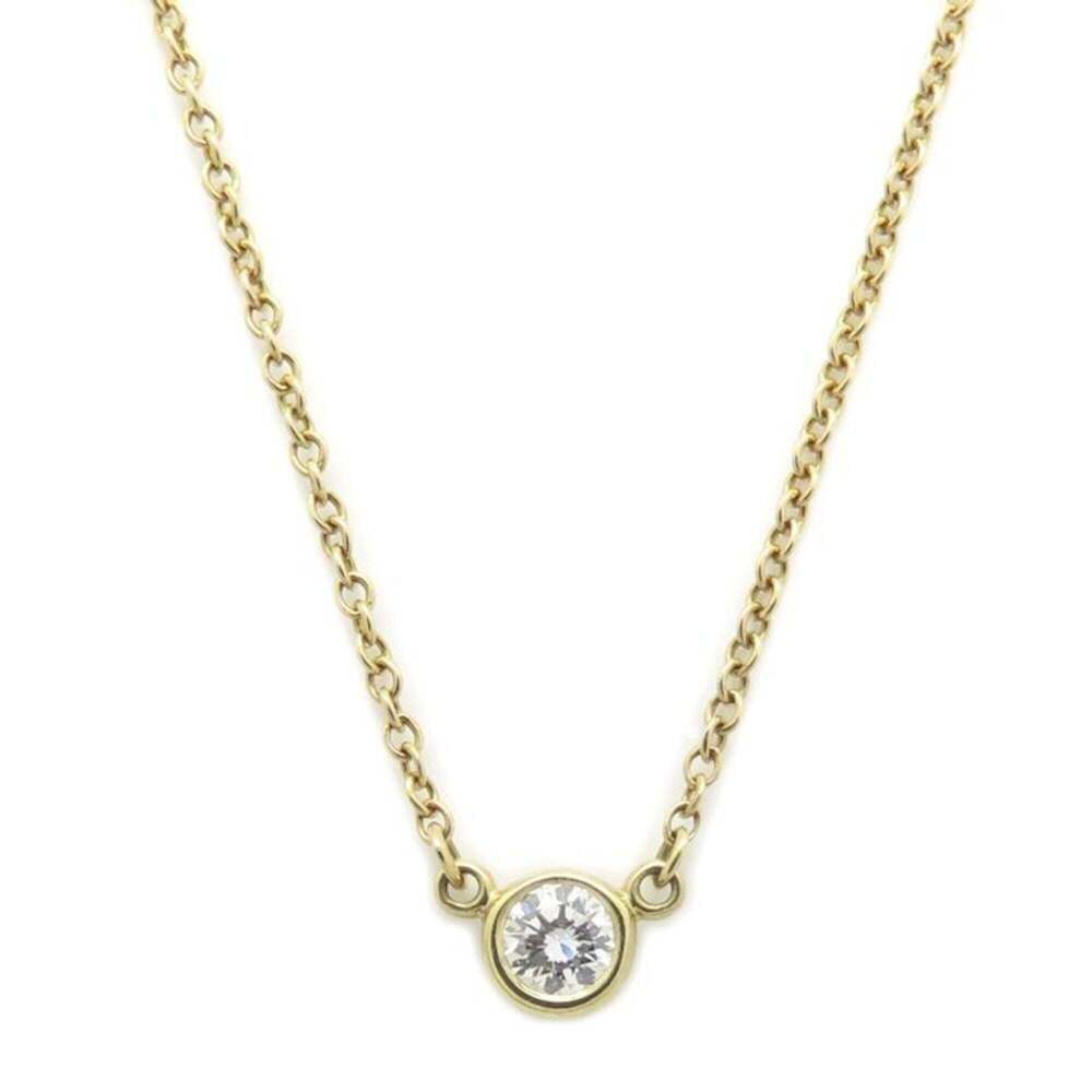 TIFFANY Gold Diamond Necklace - Picture 2 of 6